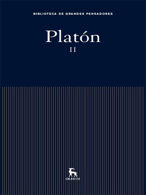 cover image of Platón II